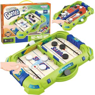 WOOPIE 2-in-1 Mini Hockey Racing Arcade Game