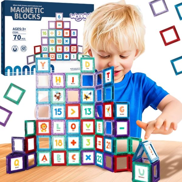 WOOPIE-3D-Magnetic-Blocks-Learning-Numbers-70-Pieces WOOPIE 3D Magnetic Blocks Learning Numbers 70 Pieces