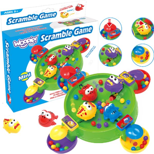 WOOPIE-Arcade-Board-Game-HUNGRY-HAPPY-FROG-AND-CROCODILES-3 WOOPIE Arcade Board Game HUNGRY HAPPY FROG AND CROCODILES 3+