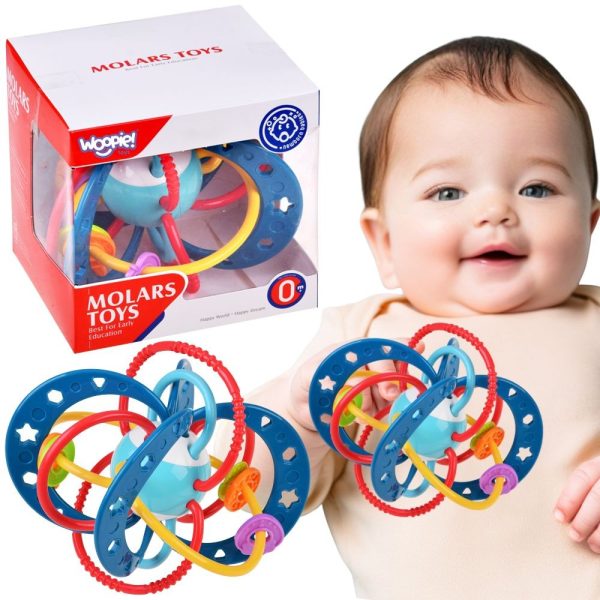 WOOPIE-BABY-2-in-1-Sensory-Toy-Teether-Rattle-Montessori WOOPIE BABY 2-in-1 Sensory Toy