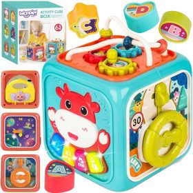 WOOPIE BABY Interactive Sensory Cube Educational Montessori Sorter 6-in-1