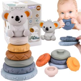 WOOPIE-BABY-Koala-2-in-1-Educational-Pyramid-Teether-Set WOOPIE BABY Koala 2-in-1 Educational Pyramid Teether Set