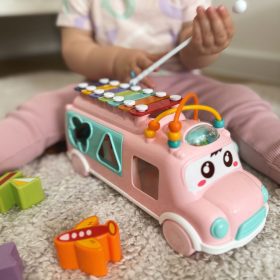 WOOPIE-BABY-Musical-Car-Sorter-with-Cymbals-Pink-2