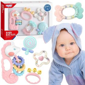 WOOPIE-BABY-Sensory-Rattle-Teether-Set WOOPIE BABY Sensory Rattle Teether Set