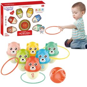 WOOPIE Bowling For Kids Colorful Teddy Bears 3in1