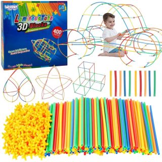WOOPIE Building Blocks Glowing Straws 400 pcs.