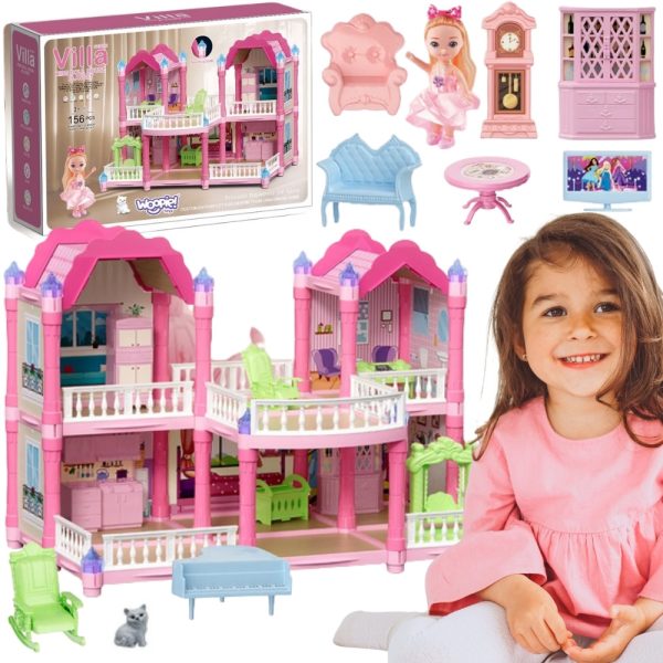 WOOPIE-Dollhouse-Garden-Villa-156-pcs WOOPIE Dollhouse Garden Villa 156 pcs.