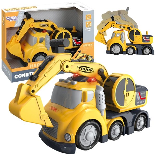 WOOPIE-Excavator-City-Truck-Sound-and-Light-Effects WOOPIE Excavator City Truck Sound and Light Effects