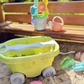 WOOPIE-GREEN-Sand-Play-Set-with-Cart-13-Pieces-BIODEGRADABLE-ORGANIC-MATERIAL-2