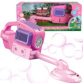 WOOPIE Hand Lawn Mower Bubble Machine Pink