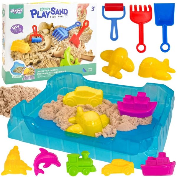 WOOPIE-Kinetic-Sand-0.5-kg-Table-Set-with-Molds WOOPIE Kinetic Sand 0.5 kg Table Set with Molds