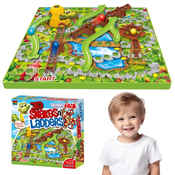 WOOPIE-Ladders-and-Snakes-Board-Game-5 WOOPIE Ladders and Snakes Board Game 5+