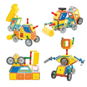 WOOPIE-Magnetic-Blocks-Colorful-3D-Vehicles-STEAM-Set-80pcs-1