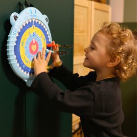 WOOPIE-Magnetic-Dart-Game-Safe-Dart-Board-Happy-Shark-1