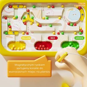 WOOPIE-Montessori-Magnetic-Board-Crab-Maze-Orange-3