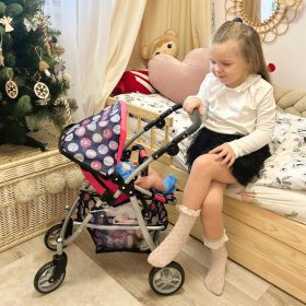 WOOPIE-ROYAL-Dolls-Pram-with-Adjustable-Seat-and-4-Wheels-1