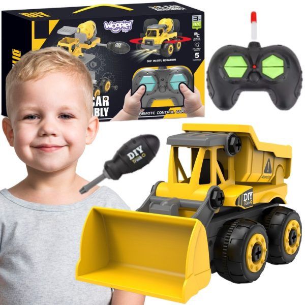 WOOPIE-Remote-Controlled-DIY-Construction-Car WOOPIE Remote Controlled DIY Construction Car
