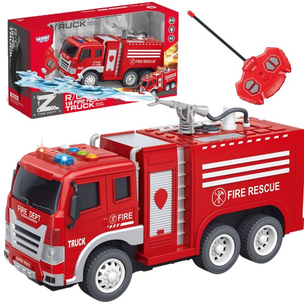 WOOPIE-Remote-Controlled-RC-Fire-Truck-with-Water-Spray-Function WOOPIE Remote Controlled RC Fire Truck with Water Spray Function