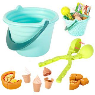 WOOPIE Sand Set FUN ICE CREAM 2-in-1 Ice Cream Factory Śnieżek 15 pcs.
