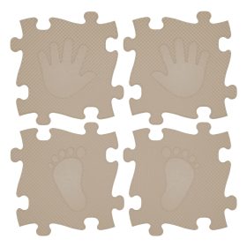 WOOPIE-Sensory-Mat-Orthopedic-Puzzle-Hands-and-Feet-16-Pieces-Beige-3