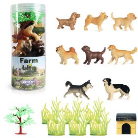 WOOPIE Set of 16 Dog Figures