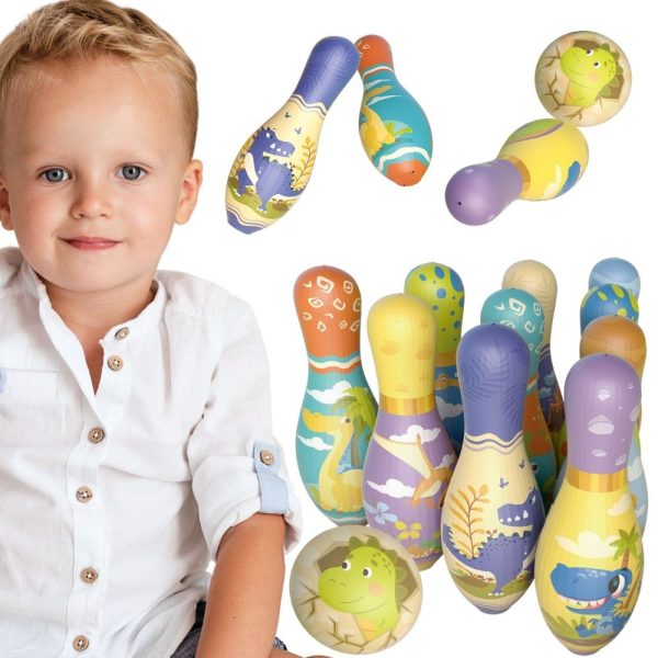 WOOPIE-Soft-Bowling-Skill-Game-Dinosaurs-Set-of-12 WOOPIE Soft Bowling Skill Game Dinosaurs Set of 12