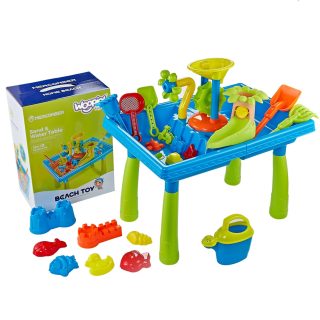 WOOPIE Water Table 2 in 1 Palm Sandbox 18 pcs.