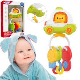 Woopie Baby Interactive Toy Remote Control Car with Keys Rattle Teether