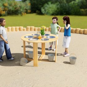 CLASSIC-WORLD-EDU-Educational-Garden-Table-6-Functions-Playing-with-Sand-Liquid-and-Stones-2 and Stones