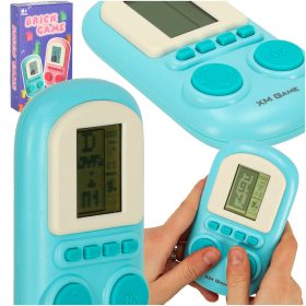 Elektroninio arkadinio žaidimo nešiojamoji konsolė mėlynaŽaislai / elektroniniai žaislai Elektroninio arkadinio žaidimo nešiojamoji konsolė mėlyna