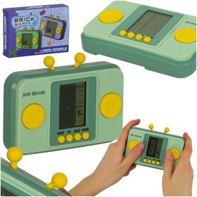 Elektroninių arkadinių žaidimų nešiojamoji konsolė žaliaŽaislai / elektroniniai žaislai Elektroninių arkadinių žaidimų nešiojamoji konsolė žalia