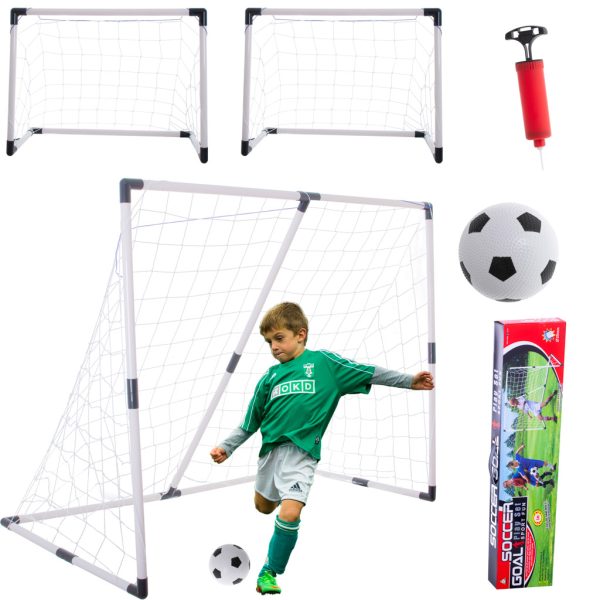Futbolo vartai vaikams 2in1 185x120x70cmŽaislai/Teminiai žaislai/Sporto žaislai Futbolo vartai vaikams 2in1 185x120x70cm