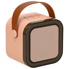 Karaokes-rinkinys-Bluetooth-garsiakalbis-mikrofonas-USB-LED-rozinis-2