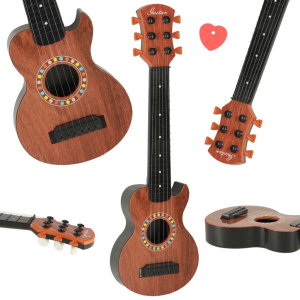 Klasikinė gitara vaikams medinė 6 stygų 18 colių 46 Klasikinė gitara vaikams medinė 6 stygų 18 colių 46
