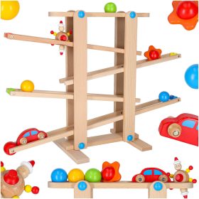 Medinis Montessori kamuoliukų takas XXL