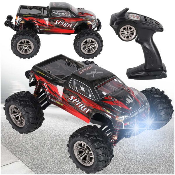 RC automobilis Q901 bešepetėlinis 1:16 2.4G 4CH 52km/h raudonasŽaislai/Nuotoliniu būdu valdomi modeliai/Nuotoliniu būdu valdomi automobiliai RC automobilis Q901 bešepetėlinis 1:16 2.4G 4CH 52km/h raudonas