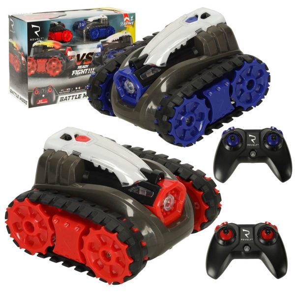 RC nuotolinio valdymo vikšriniai automobiliai REVOLT TG1004T Koviniai tankai Lazerio dvikova 2 RC nuotolinio valdymo vikšriniai automobiliai REVOLT TG1004T Koviniai tankai Lazerio dvikova 2