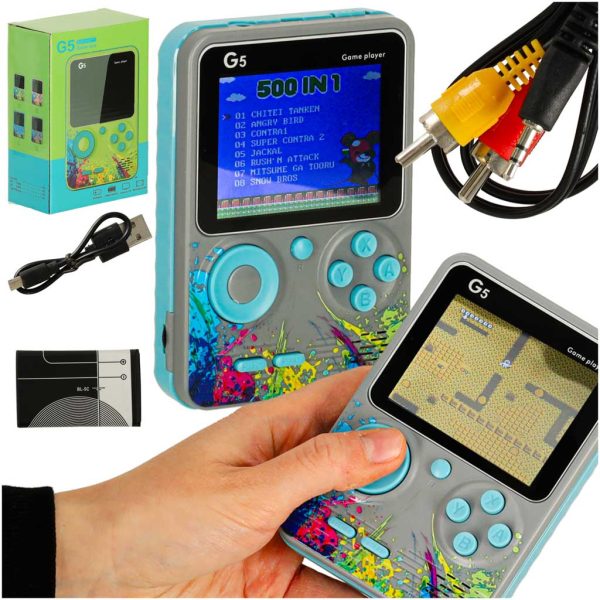 Retro mini nešiojamoji žaidimų konsolėŽaislai/žaidimai vaikams/žaidimai vaikų žaidimų salonams Retro mini nešiojamoji žaidimų konsolė