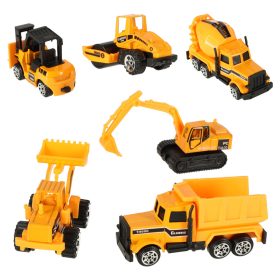 Statybinių mašinų automobilių rinkinys iš 6 daliųŽaislai/Automobiliai ir transporto priemonės Statybinių mašinų automobilių rinkinys iš 6 dalių