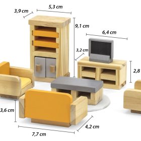 VIGA-PolarB-Dollhouse-Furniture-Set-Living-Room-2