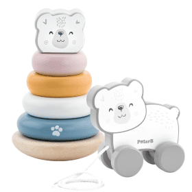 VIGA-PolarB-Polar-Bear-Set-Wooden-Pyramid-Polar-Bear-to-Pull-1