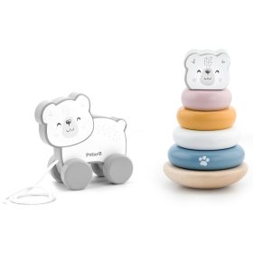 VIGA-PolarB-Polar-Bear-Set-Wooden-Pyramid-Polar-Bear-to-Pull-2