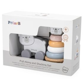 VIGA-PolarB-Polar-Bear-Set-Wooden-Pyramid-Polar-Bear-to-Pull-3