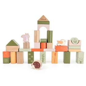 VIGA-PolarB-Wooden-Blocks-Montessori-Blocks-Animals-50-pcs VIGA PolarB Wooden Blocks Montessori Blocks Animals 50 pcs.