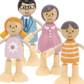 VIGA-PolarB-Wooden-Dolls-Family-Doll-Set-Figures VIGA PolarB Wooden Dolls Family Doll Set Figures
