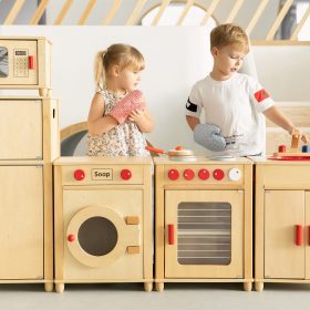 VIGA-Wooden-Huge-Natural-Kitchen-Set-FSC-Certified-2