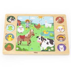 VIGA-Wooden-Puzzle-Guess-the-Shadow-Farm-Puzzle-17-pieces-3