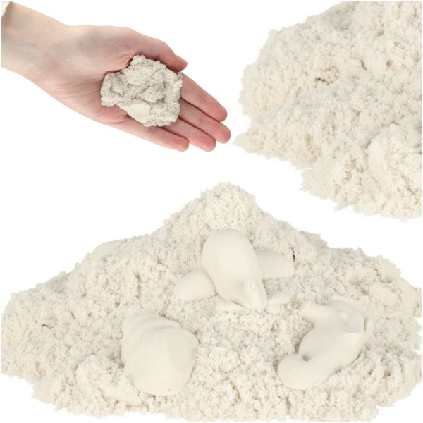 Vaikiškas smėlis 1 kg maišelyje baltasŽaislai / smėlis ir plastikas Vaikiškas smėlis 1 kg maišelyje baltas