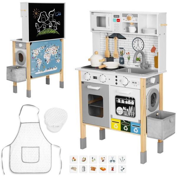 WOOPIE-GREEN-9-in-1-Wooden-Interactive-Kitchen-with-Washing-Machine-and-Whiteboard WOOPIE GREEN 9-in-1 Wooden Interactive Kitchen with Washing Machine and Whiteboard