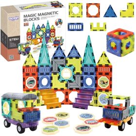 WOOPIE-Magnetic-Blocks-3D-Set-Castle-Vehicles-71pcs WOOPIE Magnetic Blocks 3D Set Castle Vehicles 71pcs.